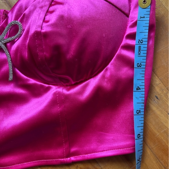 Crystal Sky Bustier Style Cropped Tank Top S NWT - Picture 5 of 8